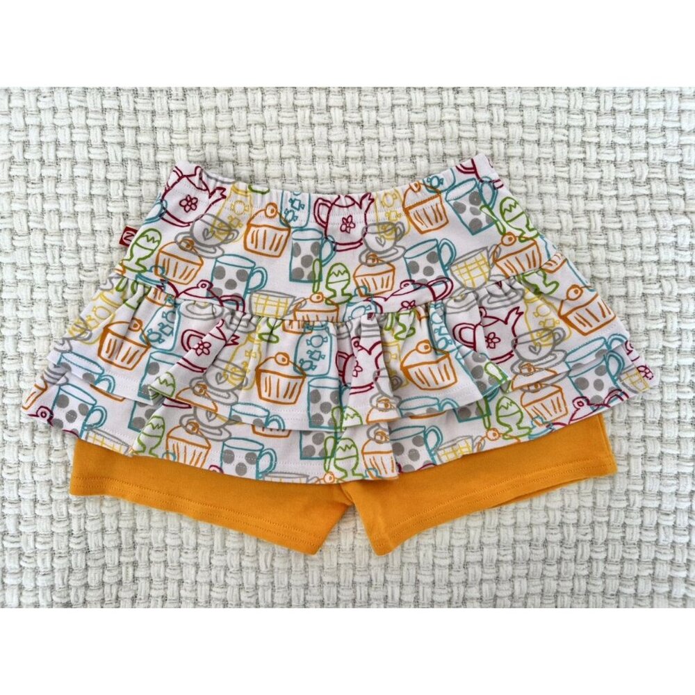 Zutano Orange Treats Skort